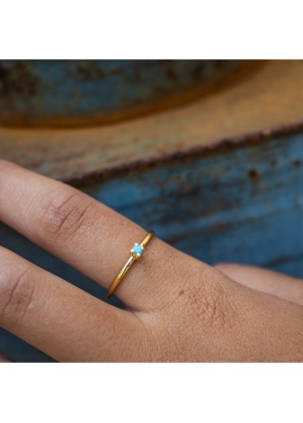 Anillo en Plata Chatón...