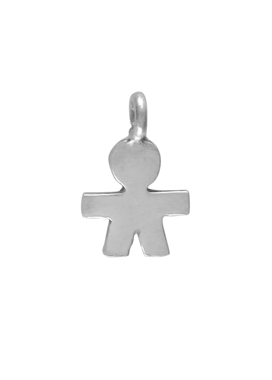 Colgante Niño y Cadena en Plata Silver