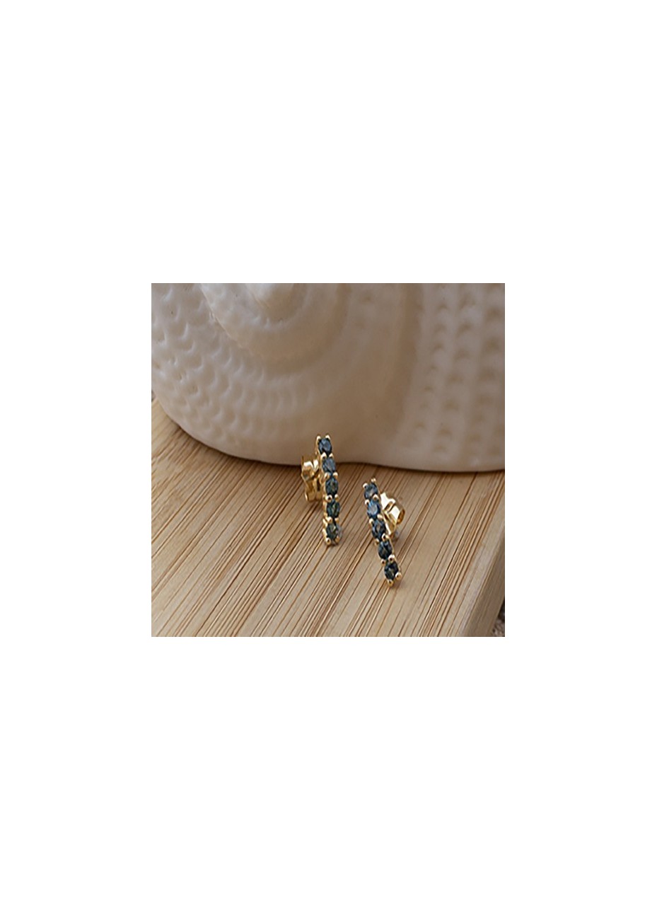 Pendientes en Plata Cinq Blue London Gold