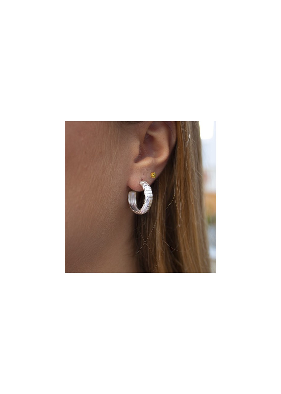 Pendientes en Plata Snake Silver