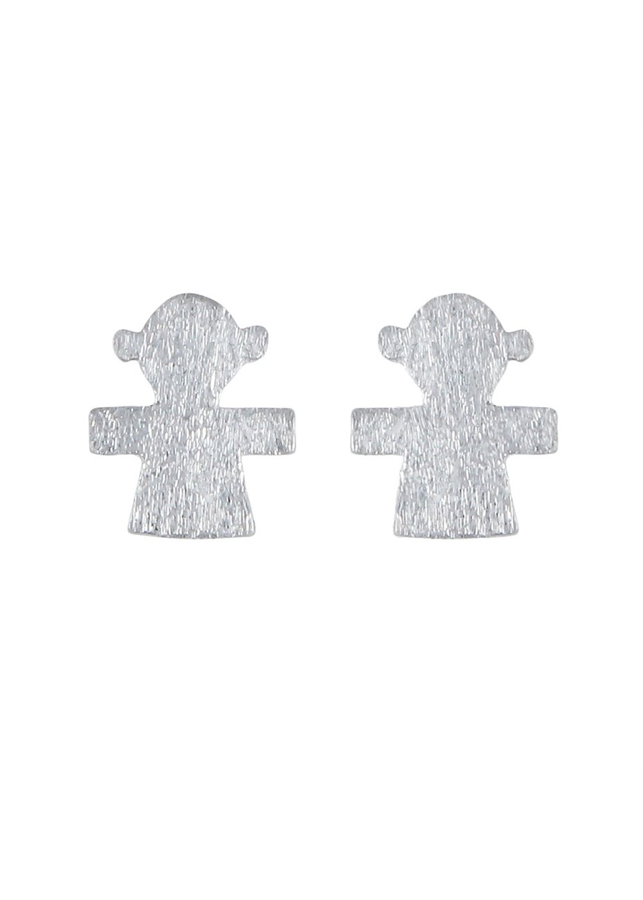 Pendientes en plata Niña