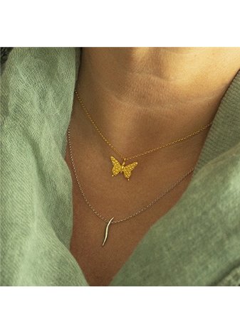 Colgante Lfly y Cadena Gold