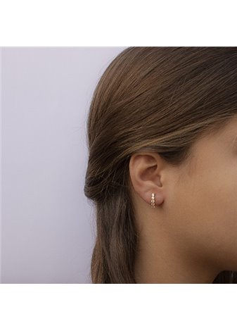 Pendientes Cinq White Gold